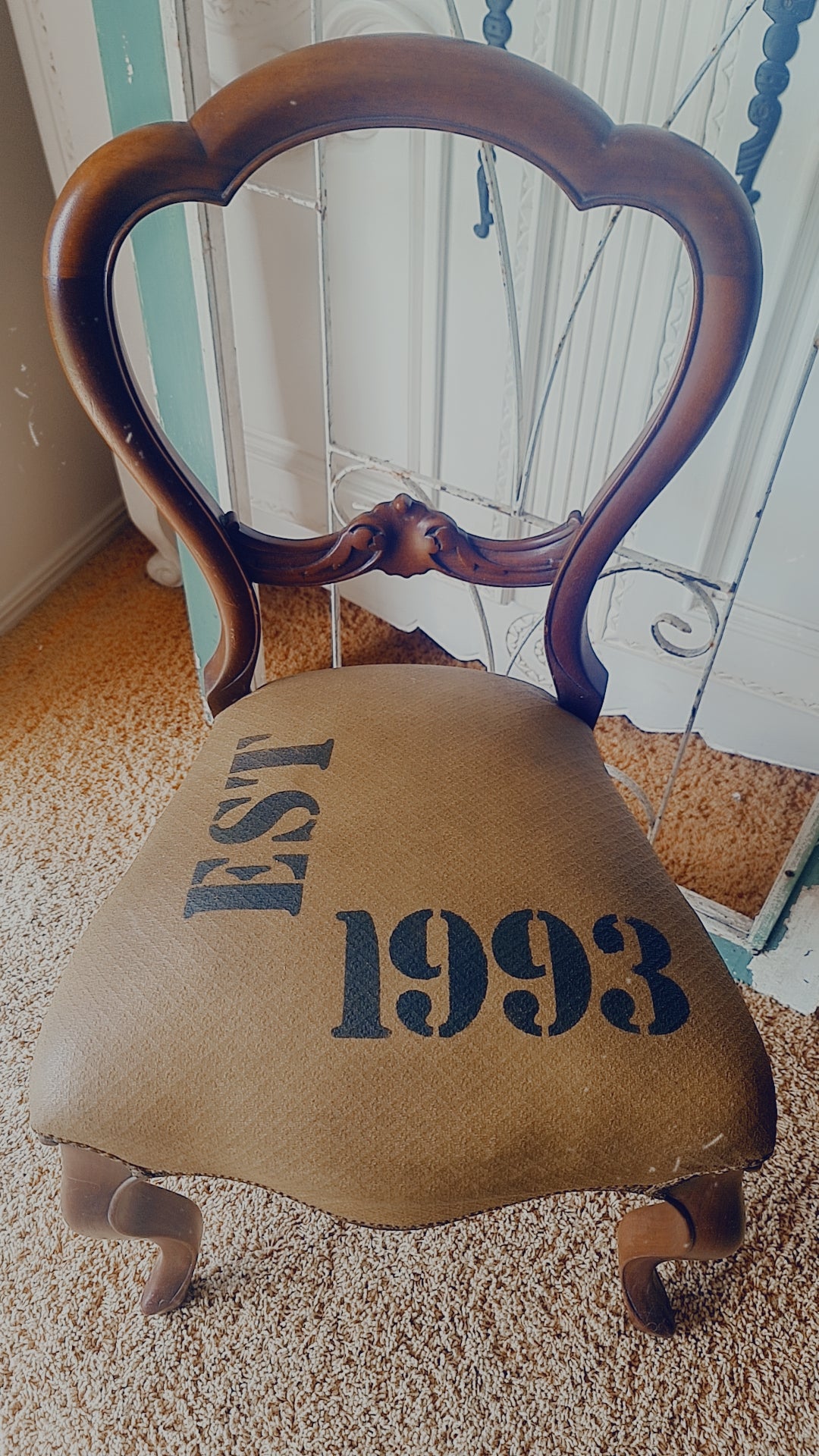 Upcycled Vintage Display Chair