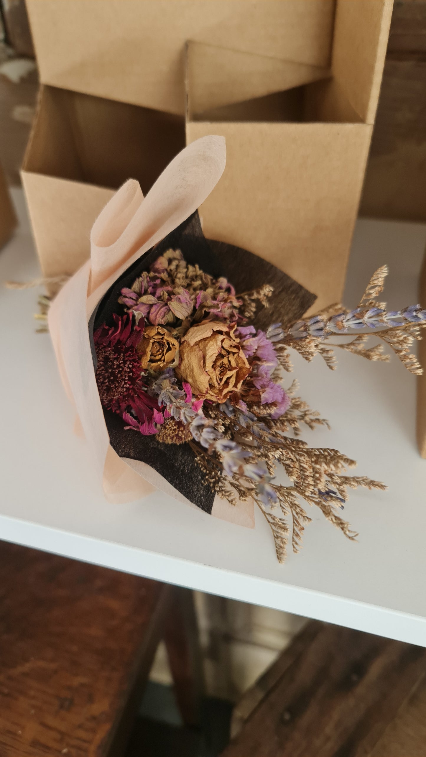 Mini Preserved Flower Bouquets