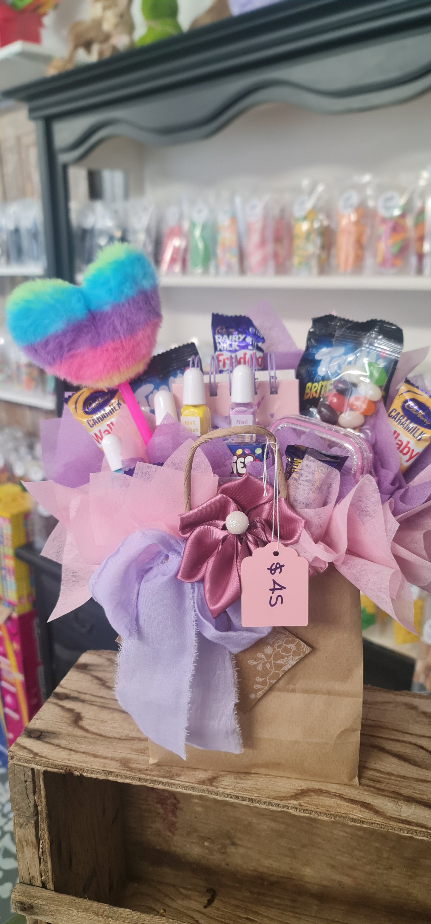 Fun Little Gift Bag Bouquet