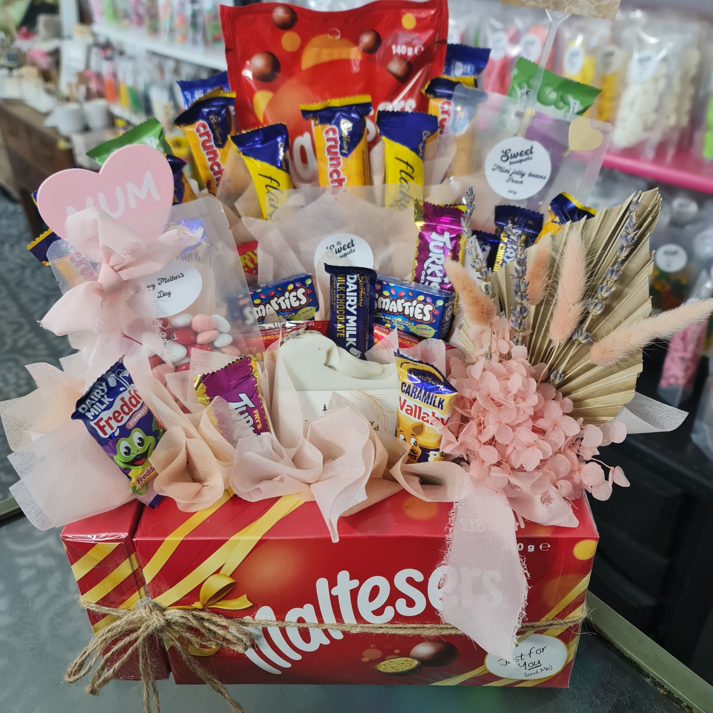 XXL Maltesers Gift Box Bouquet for Mum