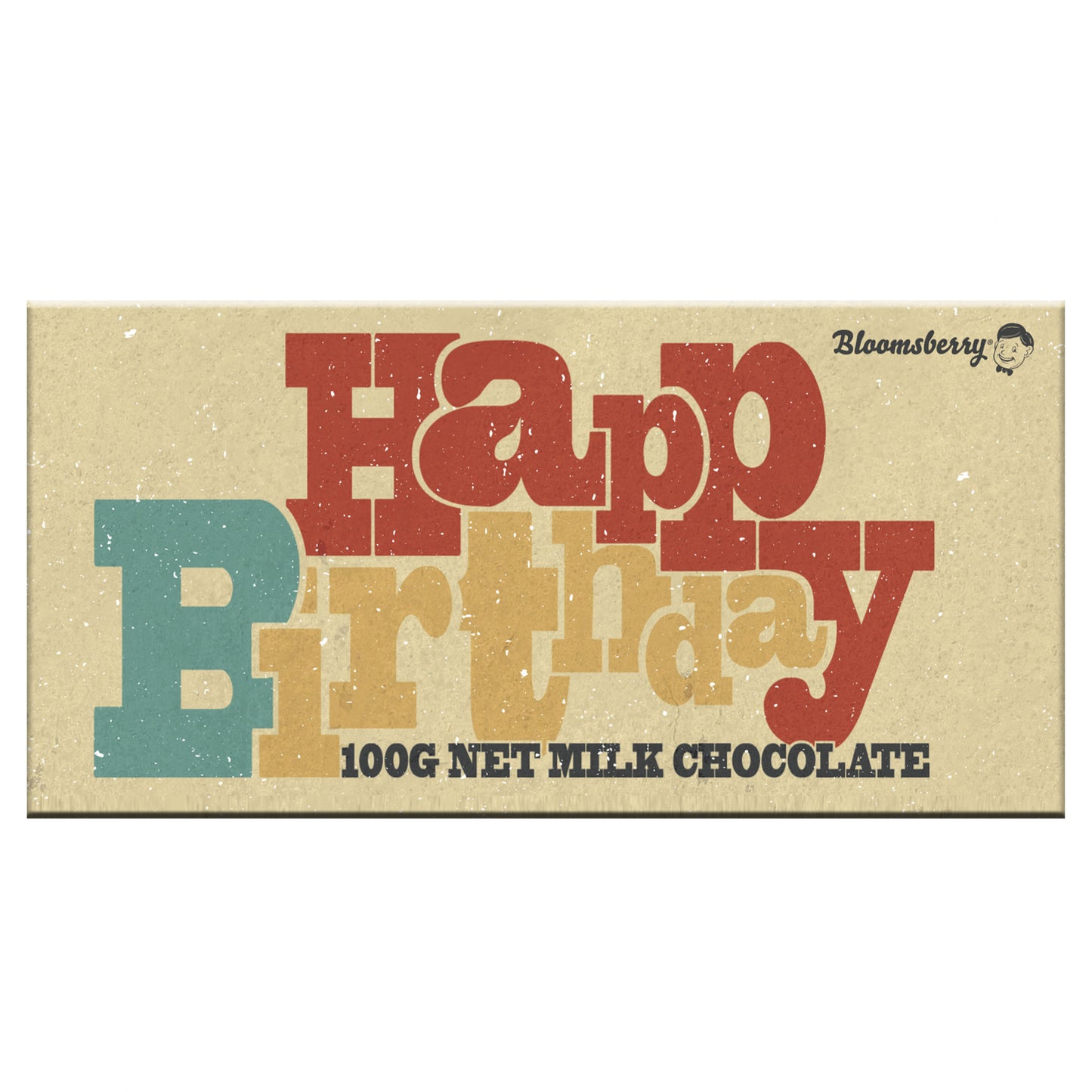 Bloomsberry Happy Birthday milk Chocolate Bar (100g)