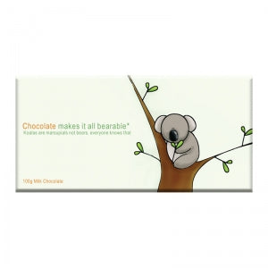 BLOOMSBERRY KOALA BEARABLE (100G) Milk Chocolate Bar