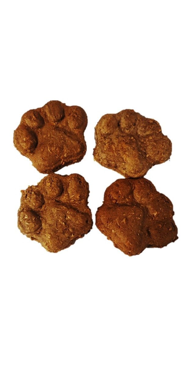NUTTY CAROB PAWS DOG COOKIES - DOG TREATS (50g)