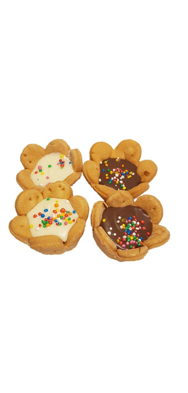CAROB AND YOGHURT SPARKLE TARTS - DOG TREATS