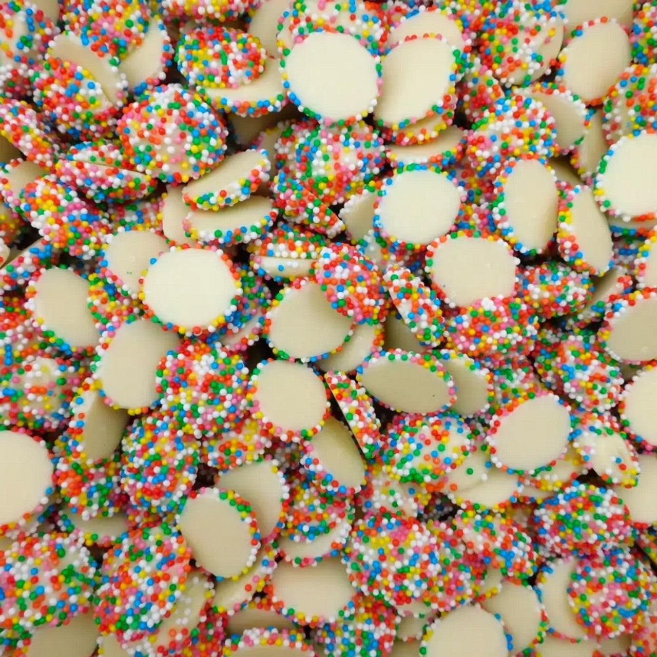 White Choc Rainbow Buds (100g)