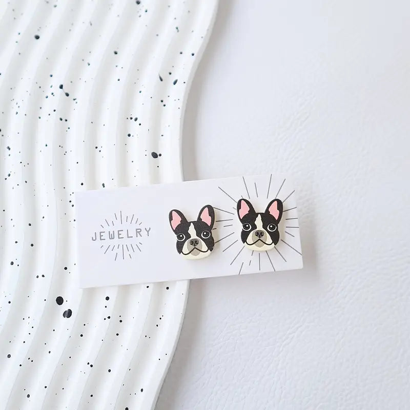 French Bulldog Earrings