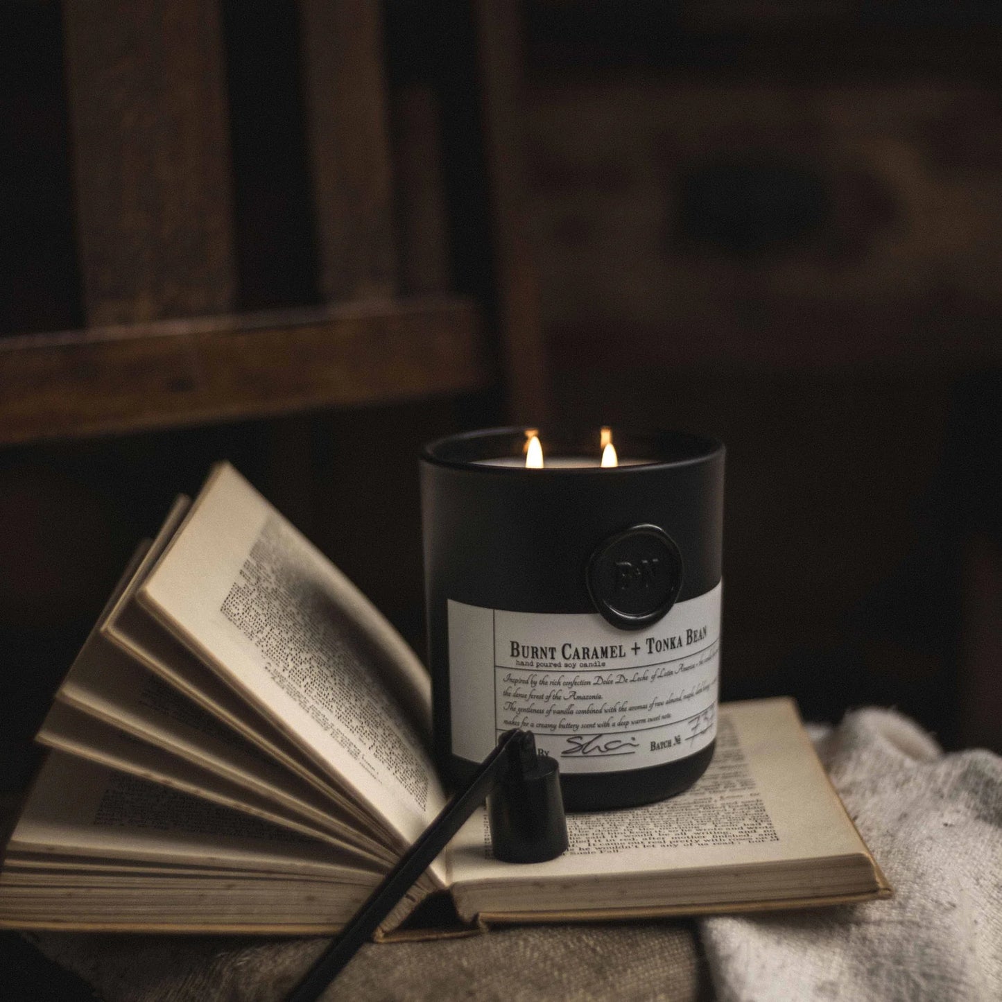 Burnt Caramel + Tonka Bean Candle