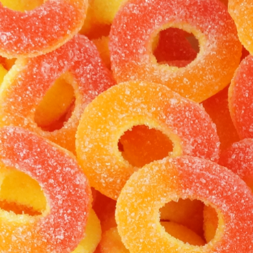 Peach Rings (100g)