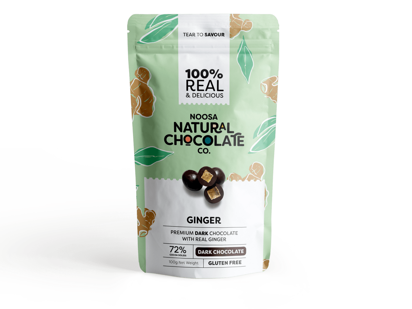 Buderim Ginger Coated in Premium Dark Chocolate (100g)