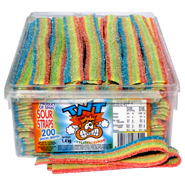 Rainbow Sour Straps