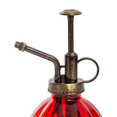 Spray Bottle Glass Plant Mister Red