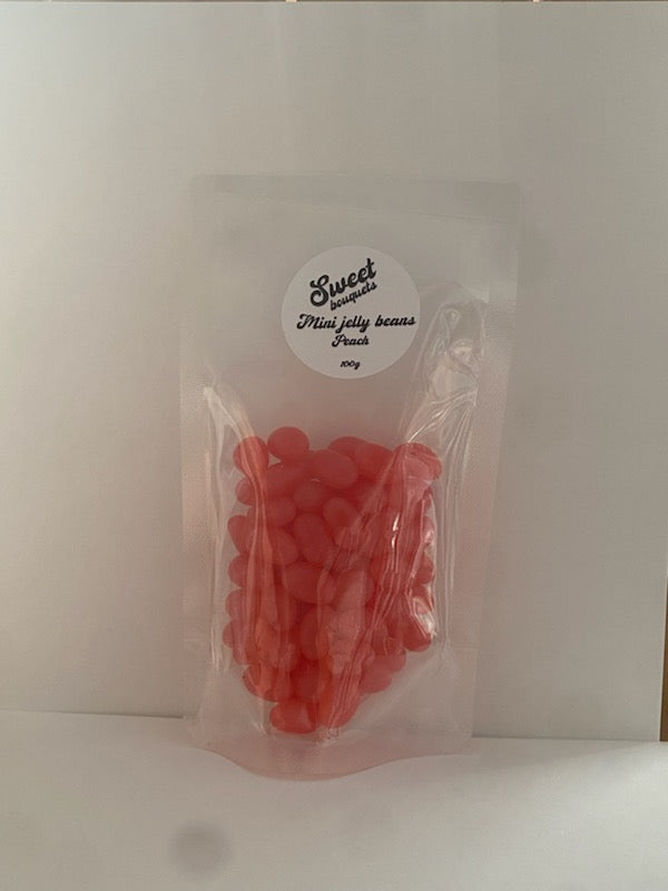 Mini Peach Jelly Beans (100g)