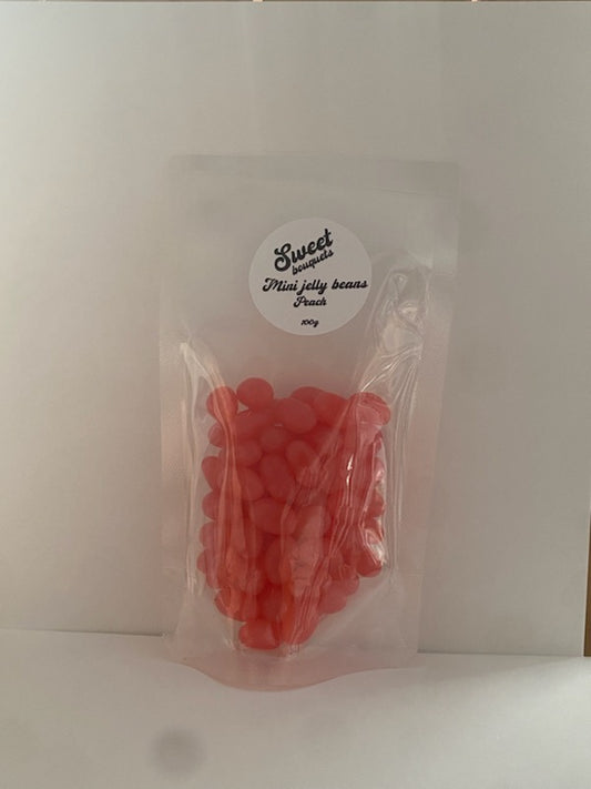 Mini Peach Jelly Beans (100g)