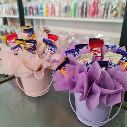 Snack Sized Gift Bucket Bouquets