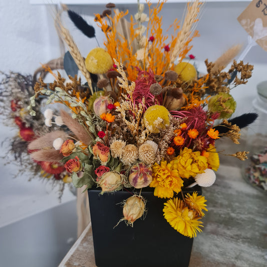 Potted Preserved Floral Arrangement