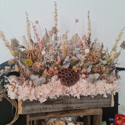 XL Preserved Floral Arrangement in Timber Box
