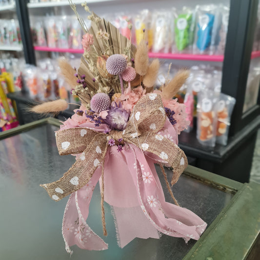 Pink - Preserved Floral Pot Arrangement