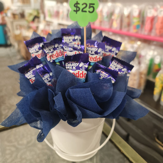Snack Sized Gift Bucket Bouquets
