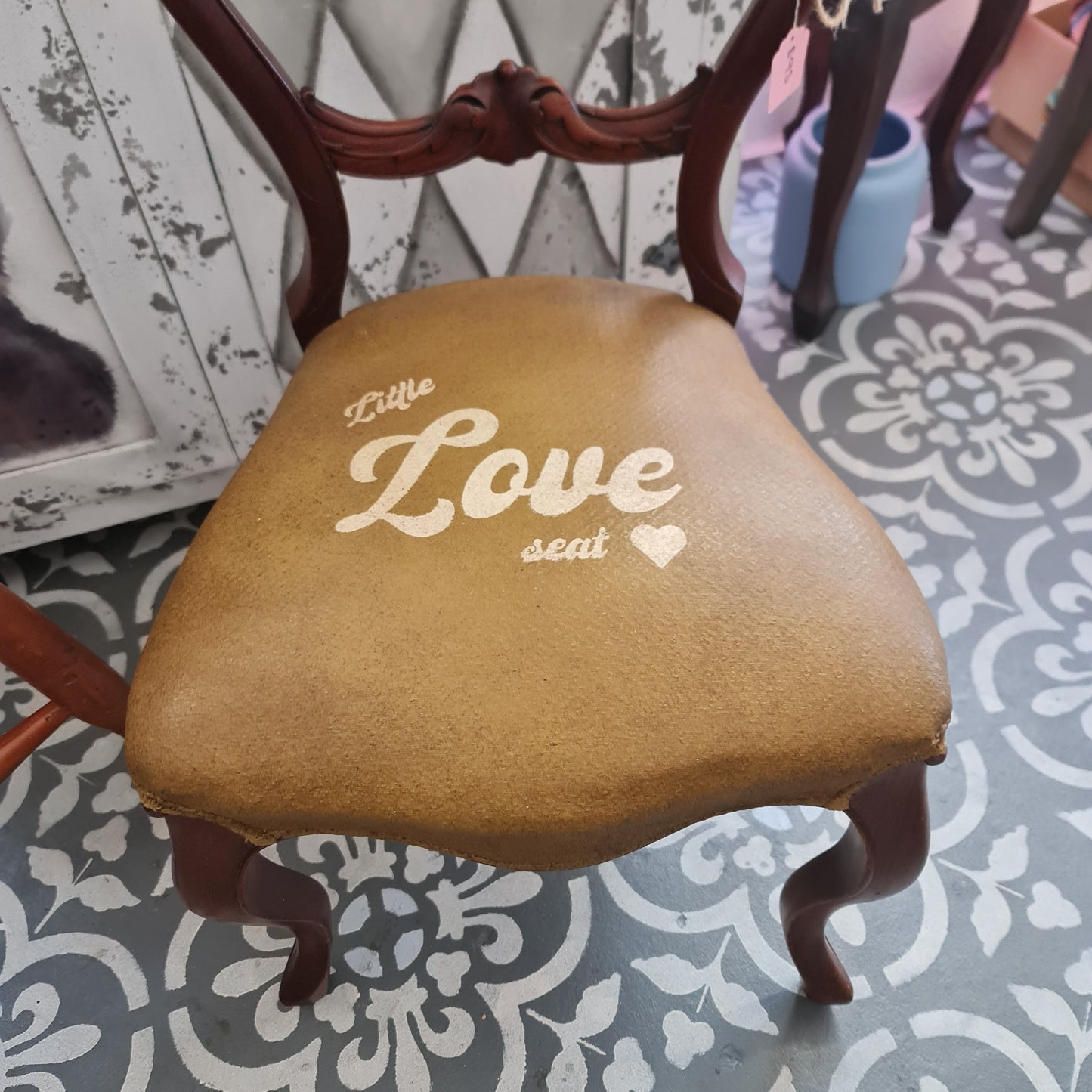 Little Love Seat Vintage Chair