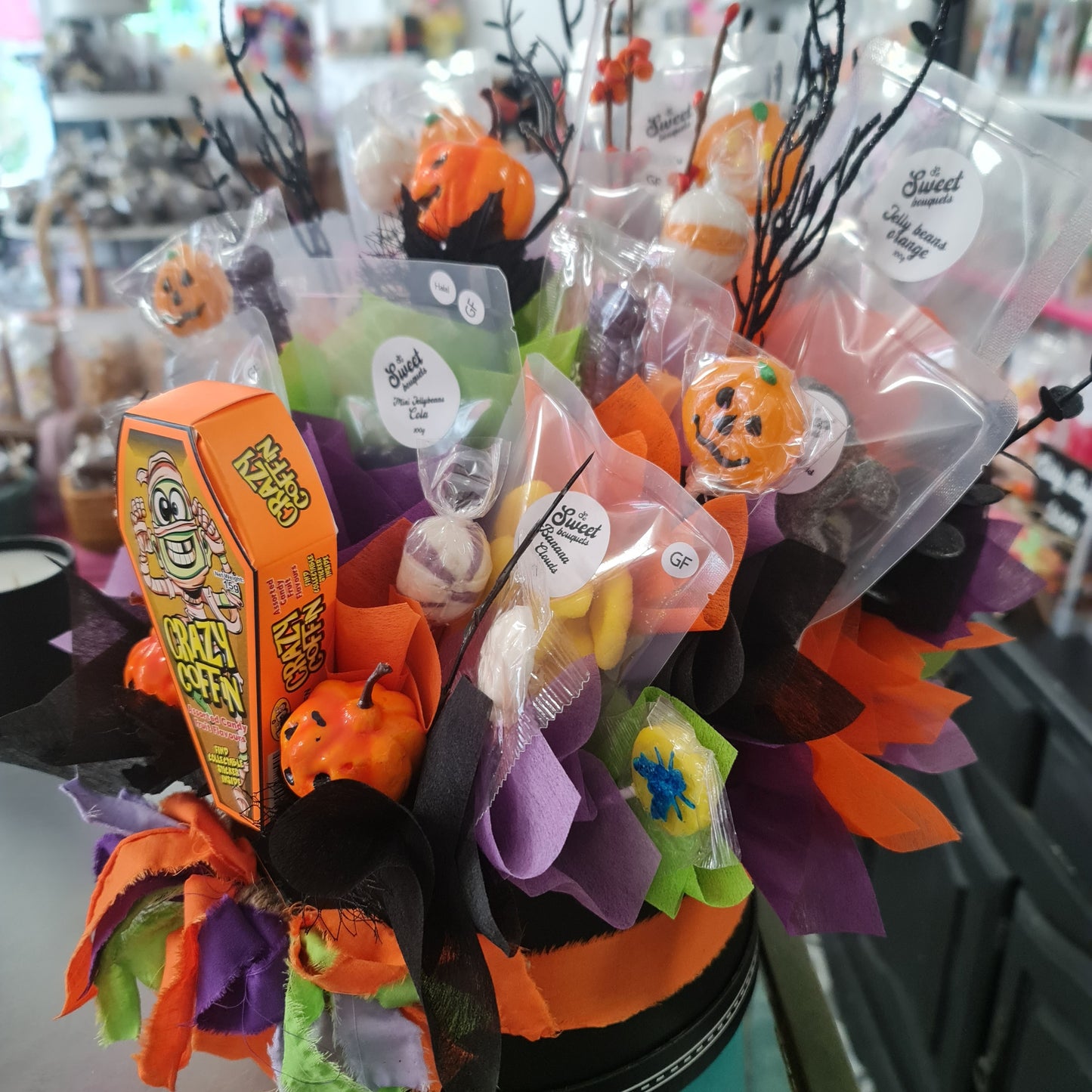 Crazy Halloween Lolly Bouquet