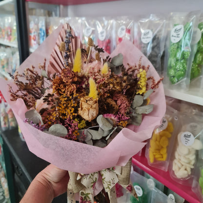 Pink Preserved Floral Bouquet