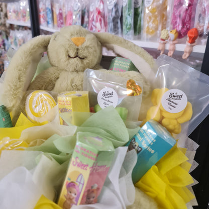 Green Bunny & Sonny Angel Suit Case Bouquet