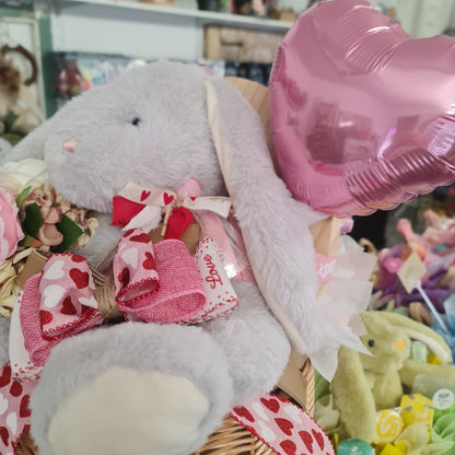 XL Bunny Chocolate Lolly Picnic Basket Bouquet
