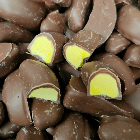 Milk Choc coated Bananas (100g)
