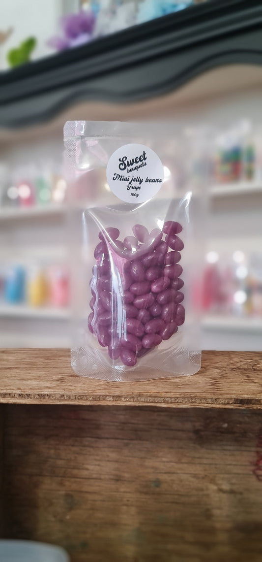 Purple Grape Mini Jelly Beans (100g)