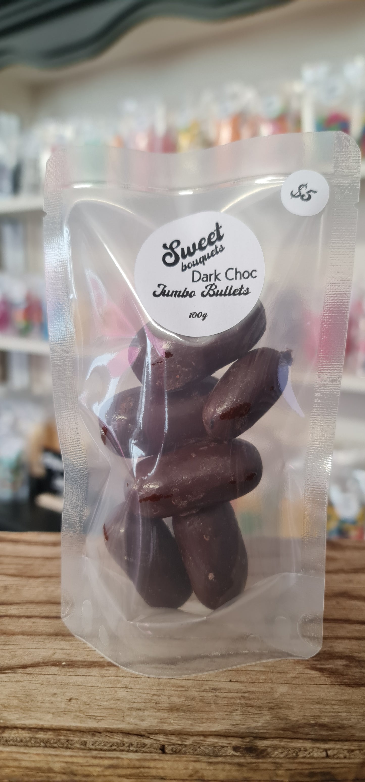 Dark Chocolate Jumbo Bullets (100g)