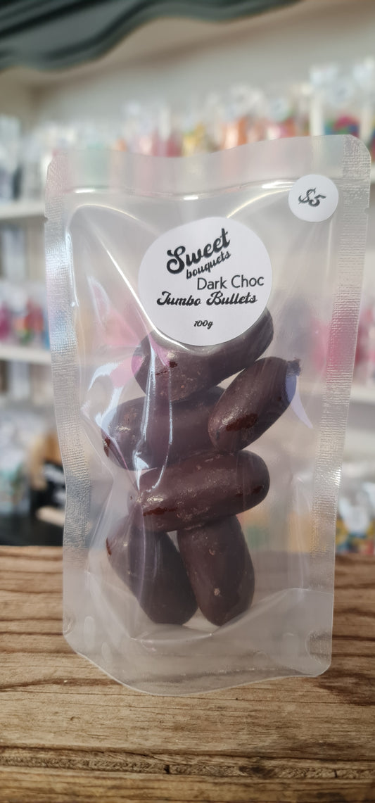 Dark Chocolate Jumbo Bullets (100g)