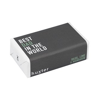Best Dad in the world Soap Bar (200g When Wrapped) Basil Lime & Mandarin