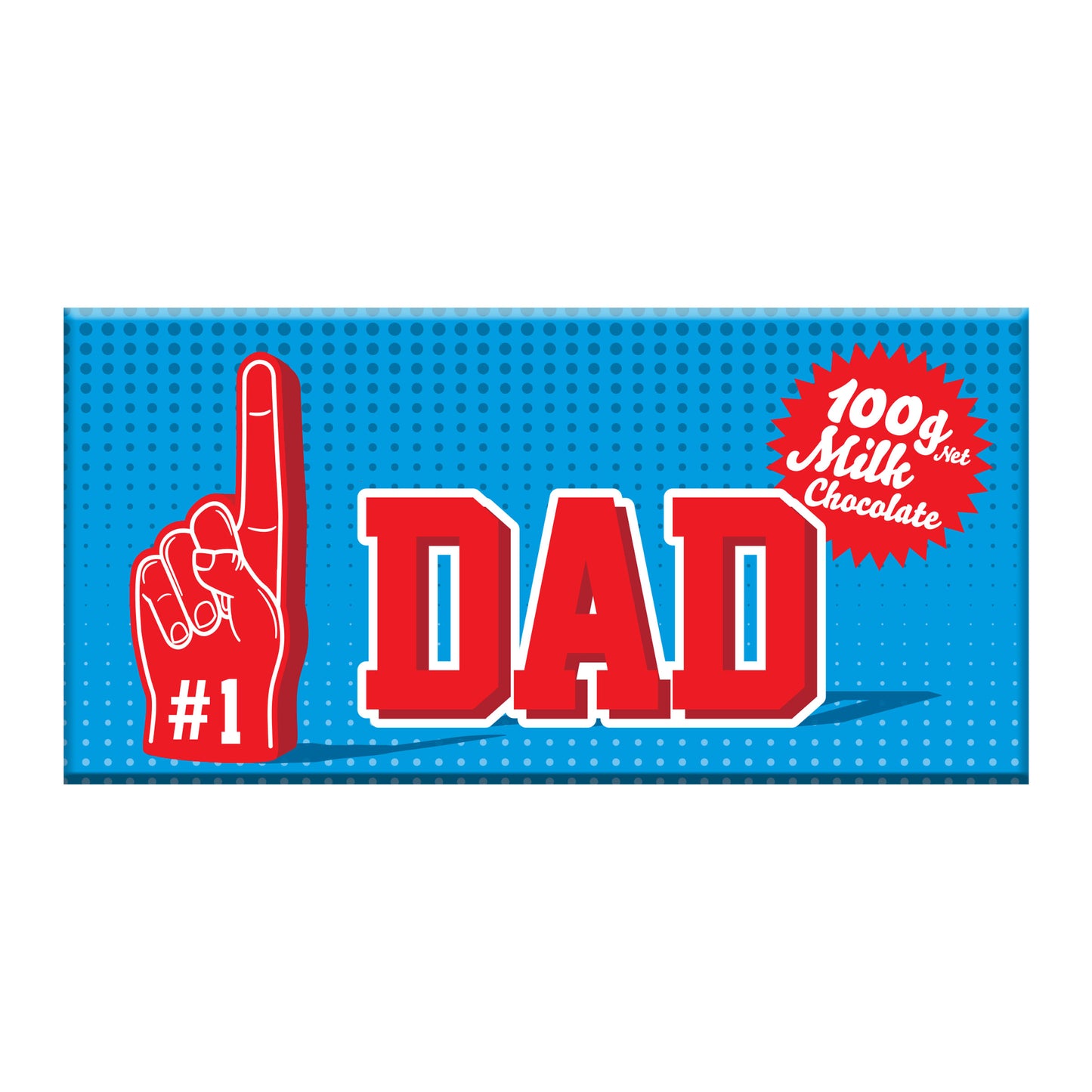 Bloomsberry No 1 Dad Milk Chocolate Bar (100G)