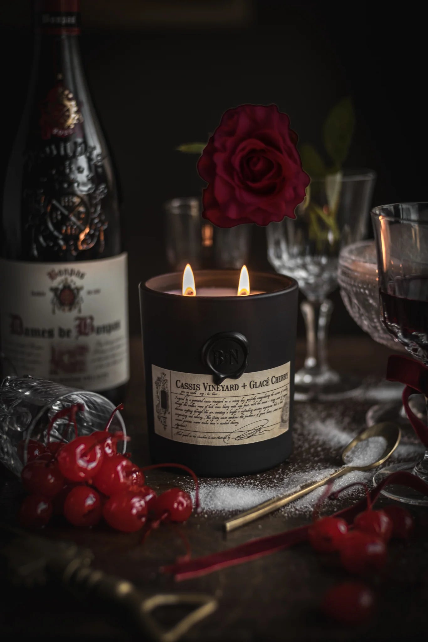 Cassis Vineyard + Glacé Cherry Candle
