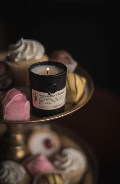 Champagne Doux + Tea Rose Candle