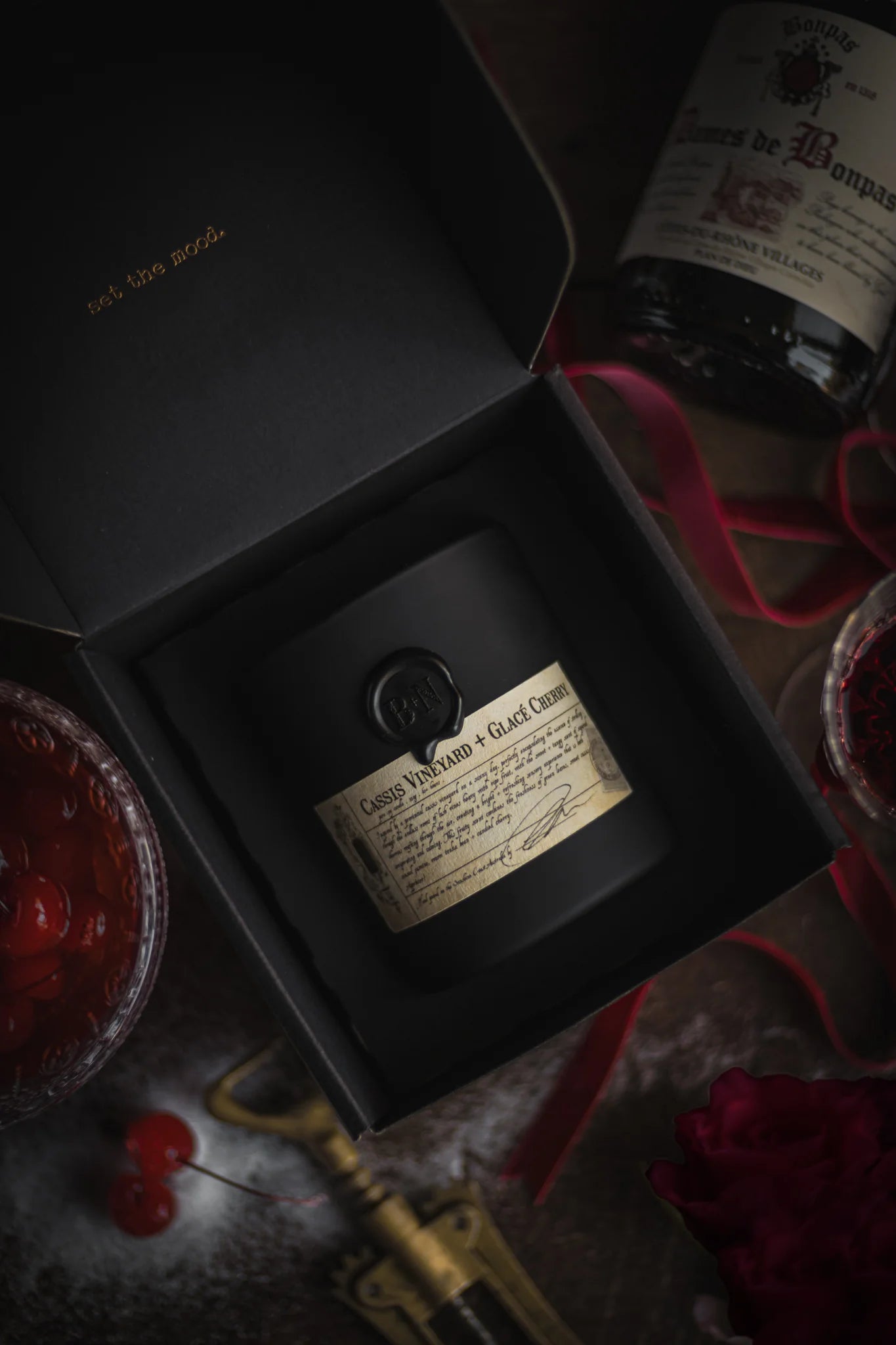 Cassis Vineyard + Glacé Cherry Candle