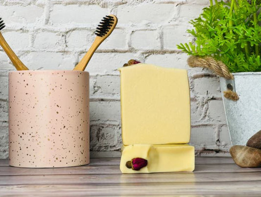 Australian Zeolite Mineral Cleansing Bar Infused With Sweet Orange Essential Oils
