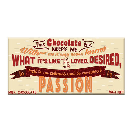 Bloomsberry Two Hearts Beat As One Chocolate Bar (100g)