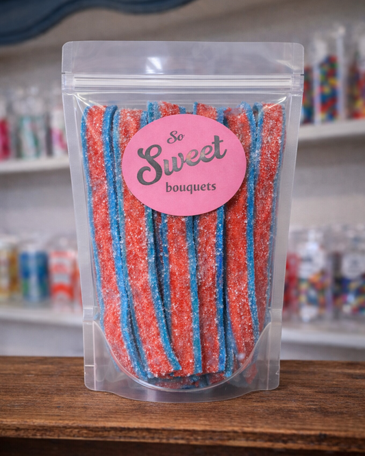 TNT Blue Raspberry Sour Straps