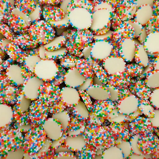 White Choc Rainbow Buds (100g)