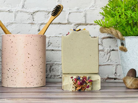 Dead Sea Mud Cleansing Bar Infused With Peppermint Essential Oil
