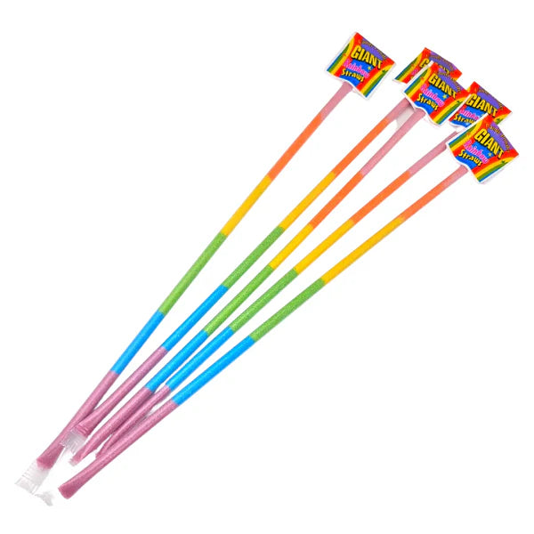 Giant Rainbow Straws