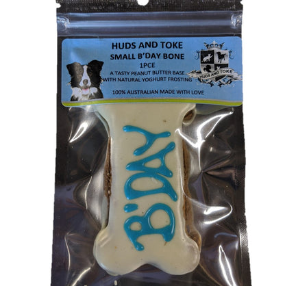 SMALL DOG BDAY BONE - DOG TREATS