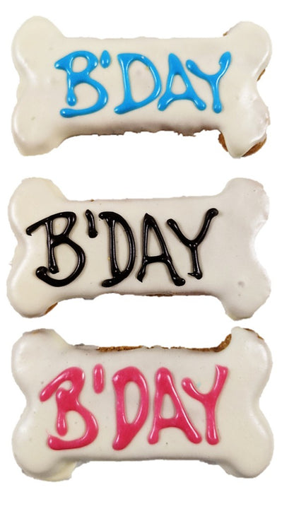 SMALL DOG BDAY BONE - DOG TREATS