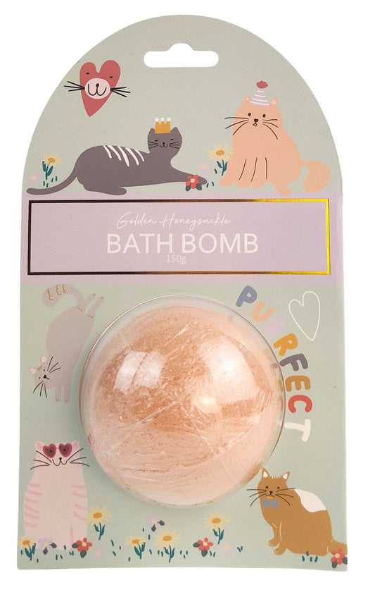 Perfect Pets Cat Golden Honeysuckle Bath Bomb