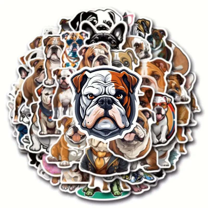 Bulldog Stickers