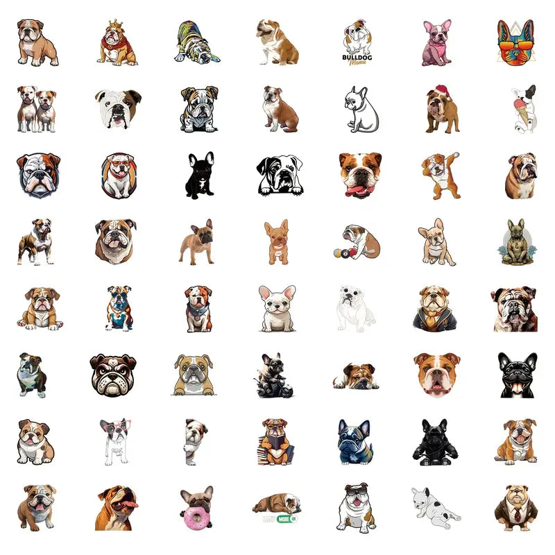 Bulldog Stickers