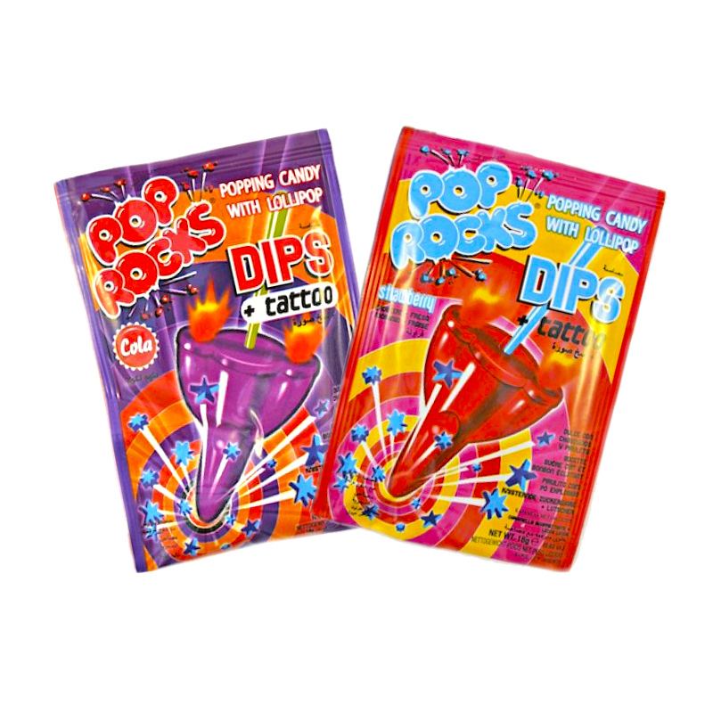 Pop Rocks Dip and Tattoo (18g) – So Sweet Bouquets
