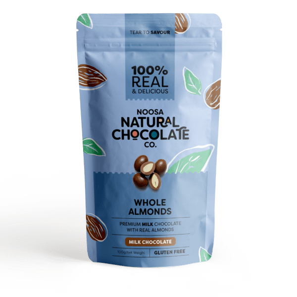 Australian Almonds Coated in Premium Milk Chocolate (100g)