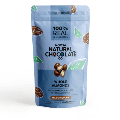 Australian Almonds Coated in Premium Milk Chocolate (100g)